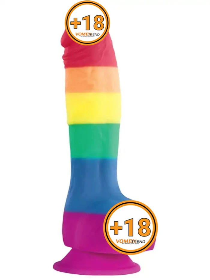 #SC18151 - 16 cm Pride Versiyon Kalın Realistik Dildo Penis