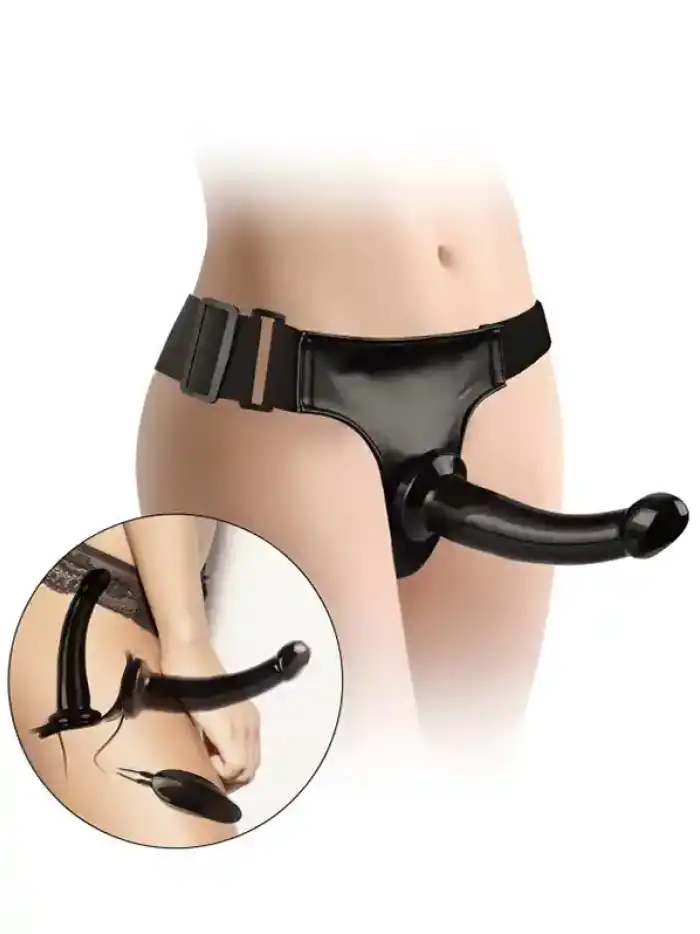 #VN715100 - Titreşimli Strap-on Çift Kullanımlı